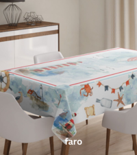 COOKY 6P TABLECLOTH 140X180 Tellini S.r.l. Wholesale Clothing